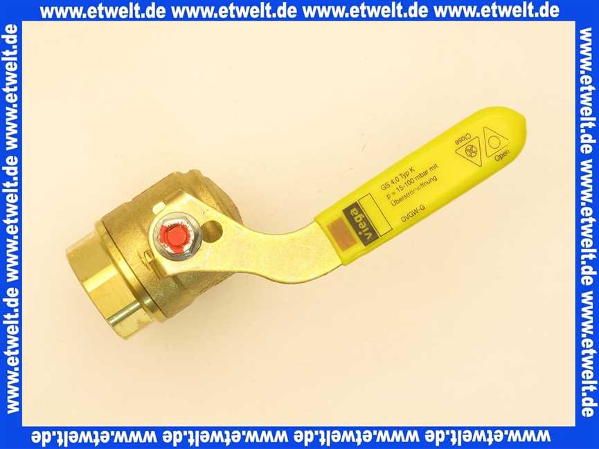 618780 Viega Gaszähler-Kugeleckhahn G2110S in R1 x Rp1 x (4,0 m3) Messing