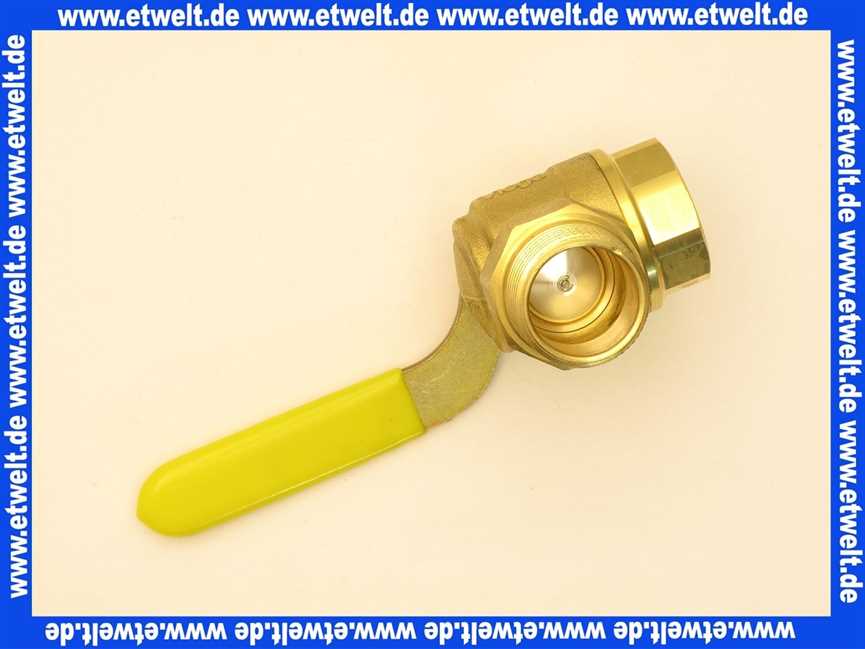 618780 Viega Gaszähler-Kugeleckhahn G2110S in R1 x Rp1 x (4,0 m3) Messing