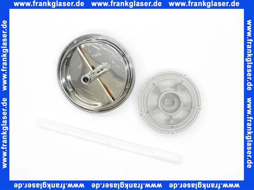 632250 Viega Drehgriff Visign M3 R3-Rosette zur Multiplex und Rotaplex verchromt