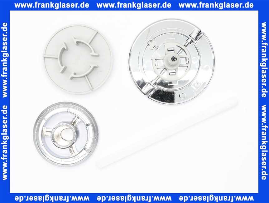 632267 Viega Drehgriff Visign M4 R4-Rosette zur Multiplex und Rotaplex verchromt