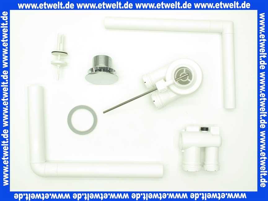 671471 Viega Ab-/Überlauf integrierte Überlauffunktion für WT ohne Überlauf, Kunststoff, Abdeckhaube verchromt herausziehbar, Ventilkegelbetätigung mit Hebelmechanik, 1 1/4 Zoll, Durchmesser 60, Modell 5420.1