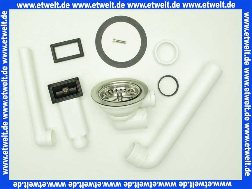 678548 Viega Ab-/Überlauf ohne Bowdenzugmechanik, Überlauf, Überlaufdichtung, Ablaufbogen 90°, Körbchenventil Edelstahl herausnehmbar, 1 1/2 Zoll, Durchmesser, 114.5, S90, Modell 7139.151