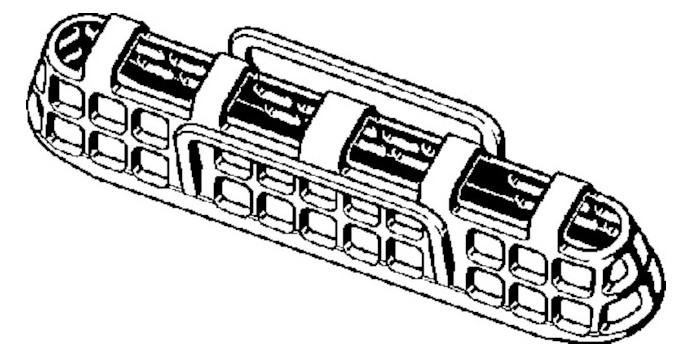 686338 Viega Schmutzfänger 4965.81 Advantix-Vario-Siebeinsatz für Advantix Vario Duschrinne in 100mm Kunststoff schwarz