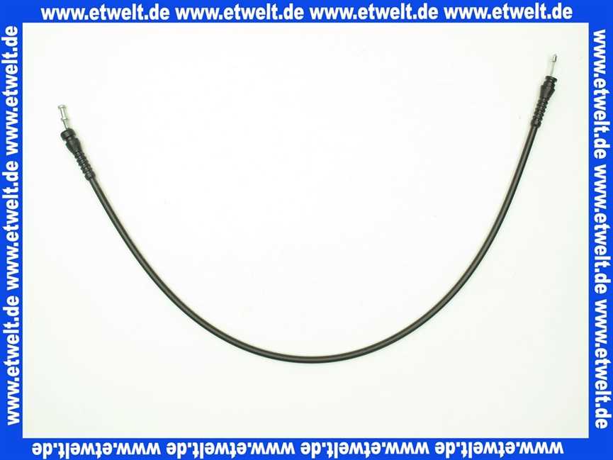 721749 Viega Bowdenzug 6162.19 in 725mm Kunststoff schwarz