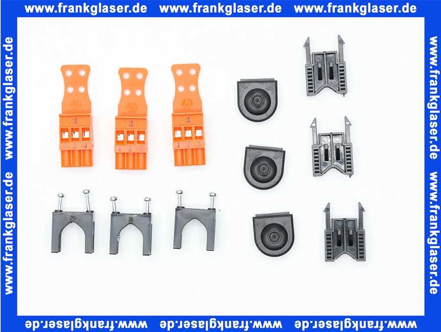 7415058 Viessmann Steckverbinder für Sensoren. Rast 5-Sysremstecker, 3 polig, 3 Stück