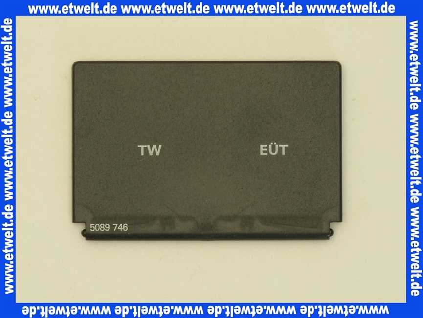 5088272 Viessmann Abdeckung Temperaturregler Sicherheitstemperaturbegrenzer