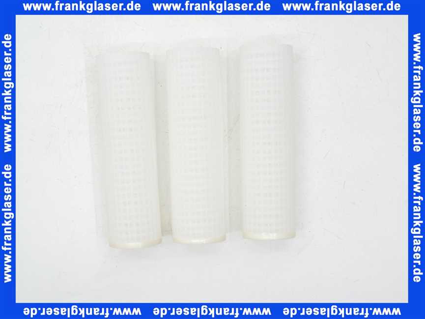 7216098 Viessmann Ersatz-Filtereinsatz 3 Stück für Trinkwasserfilter