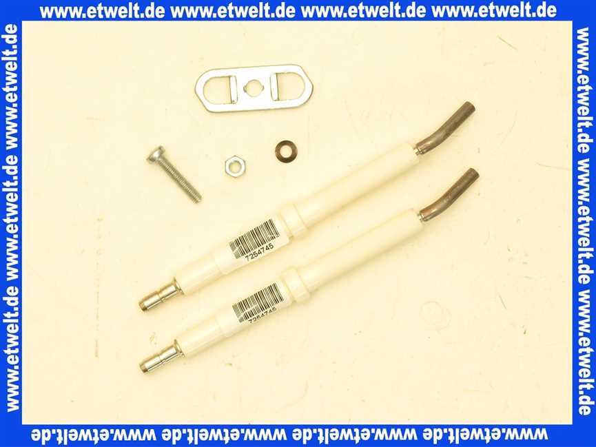 7254745 Viessmann Zündelektroden MAN-Blaubrenner für MAN-Blaubrenner (1 Satz)