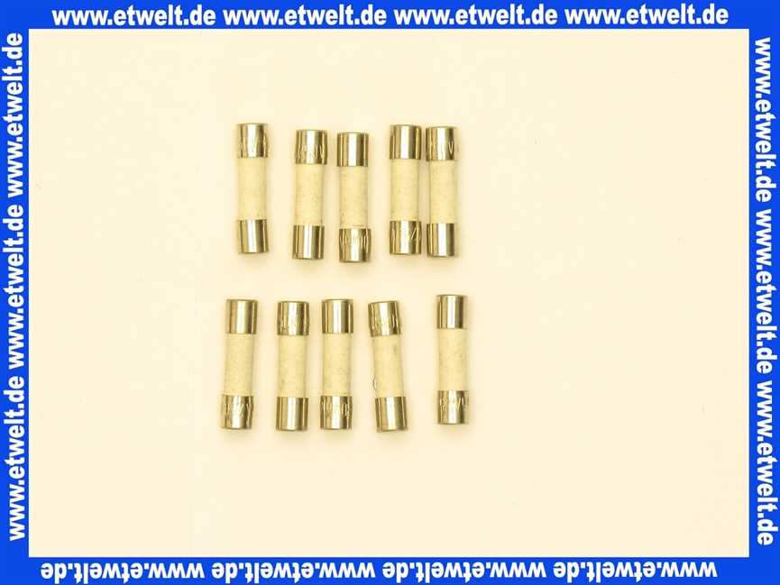 7408476 Viessmann Sicherung T 0,8A 250V 10 Stück