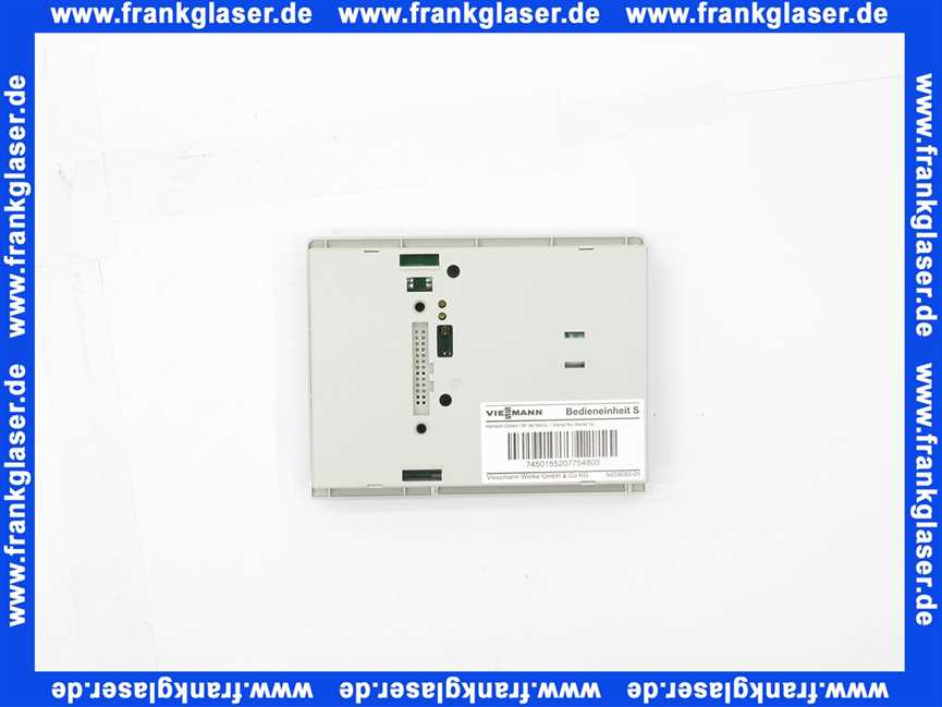 7450155 Viessmann Bedieneinheit S passend für diverse Viessmann Vitopend, Vitodens 100 / 200 / 300, Trimatik / Pendola Regelungen