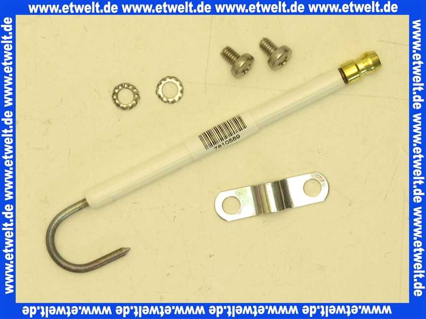 7810589 Viessmann Zündelektrode Gas-Gebläsebr. VGI für Unit Gas-Gebläsebrenner