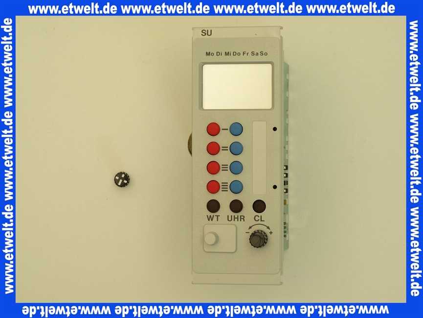 7815363 Viessmann Digital-Schaltuhr (45x130 mm) hellgrau