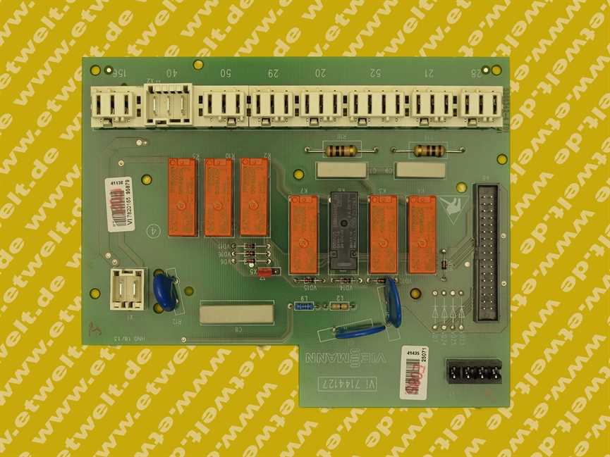 7820185 Viessmann Grundleiterplatte 333 MW1 HK1W HK3W