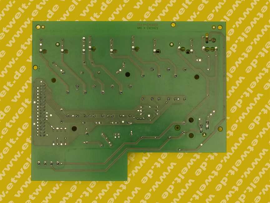 7820185 Viessmann Grundleiterplatte 333 MW1 HK1W HK3W