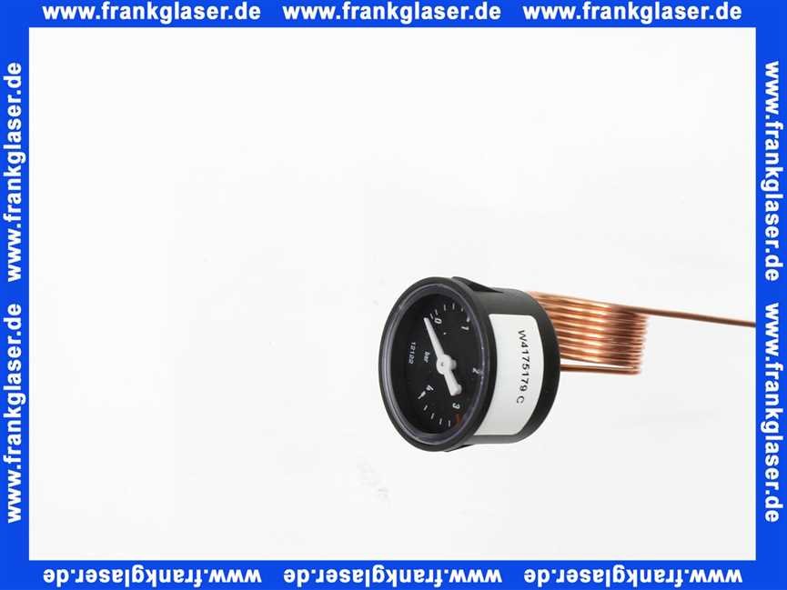 7822739 Viessmann Manometer mit Kapillar 0-4 bar