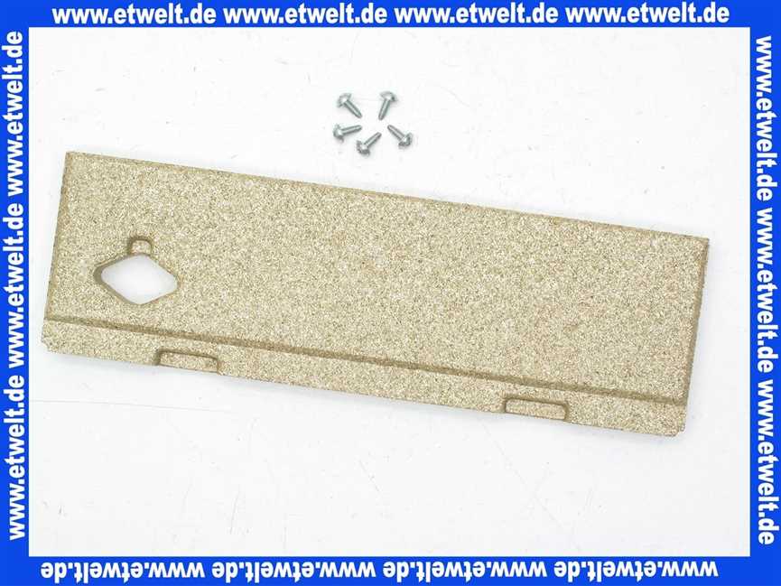 7822855 Viessmann Brennraumdämmung vorne RL6