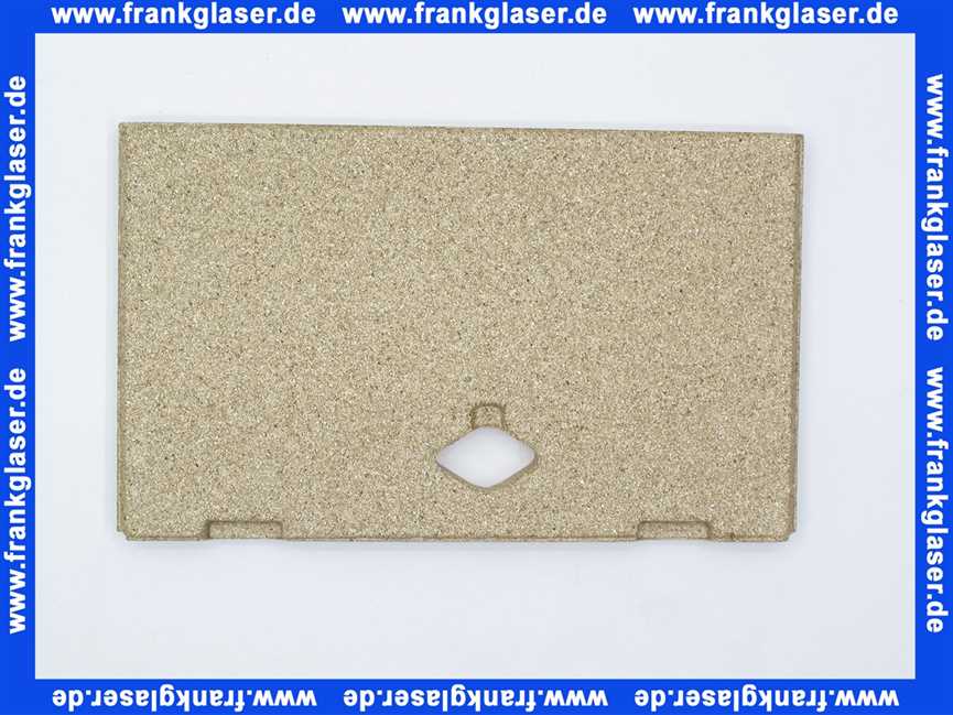 7823220 Viessmann Brennraumdämmung Wärmeschutz vorne Vitopend 100