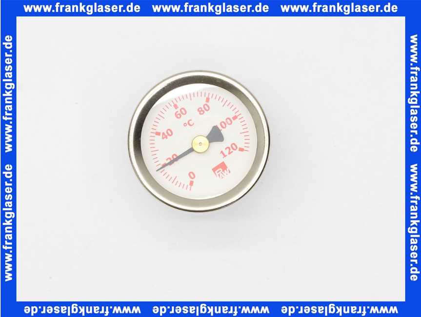 7823231 Viessmann Thermometer 0..120°C d=40 rot