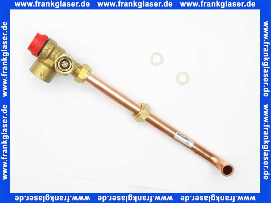 7823511 Viessmann Überströmleitung mit Sicherheitsventil
