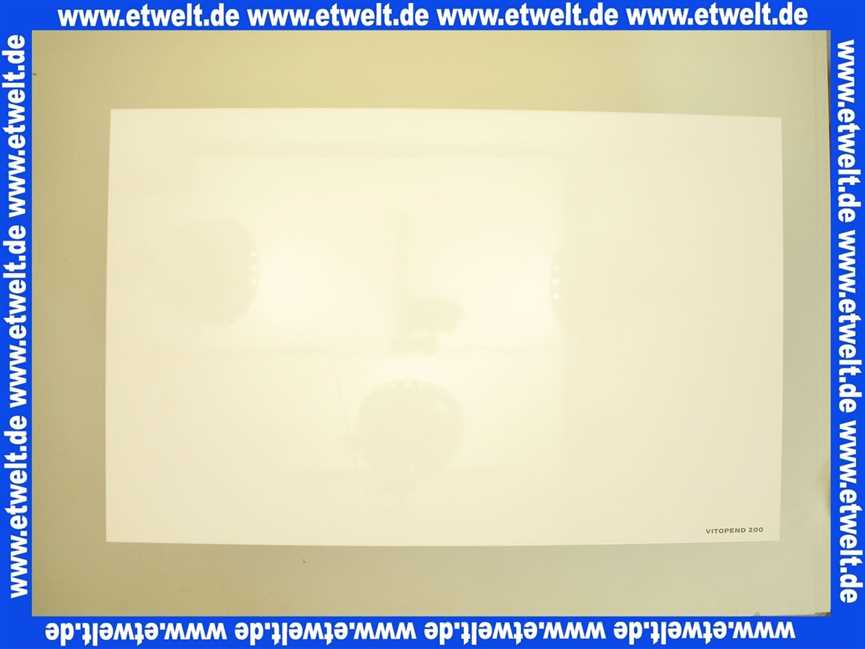 7823527 Viessmann Vorderblech