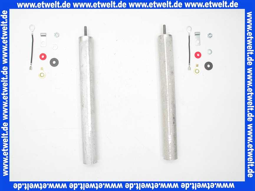 7823948 Viessmann Anode Opferanode Magnesiumanode Schutzanode d=40 x 380/350