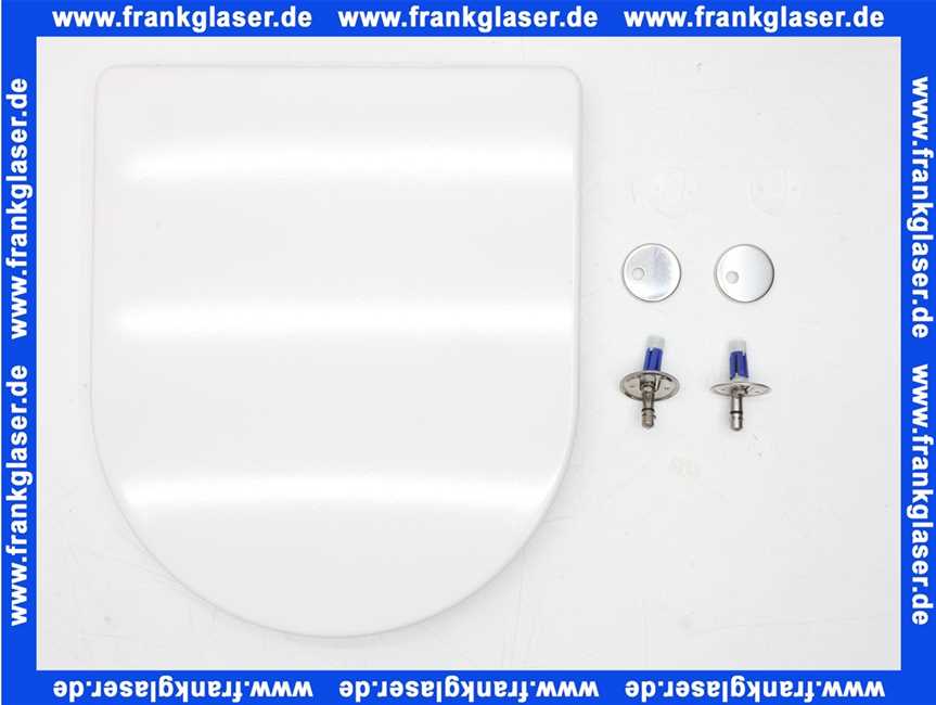 534351 Vigour WC-Sitz clivia für WC ohne Spülrand mit Deckel weiß mit softclose