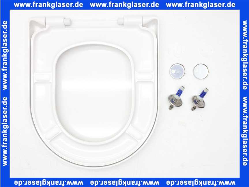 534351 Vigour WC-Sitz clivia für WC ohne Spülrand mit Deckel weiß mit softclose