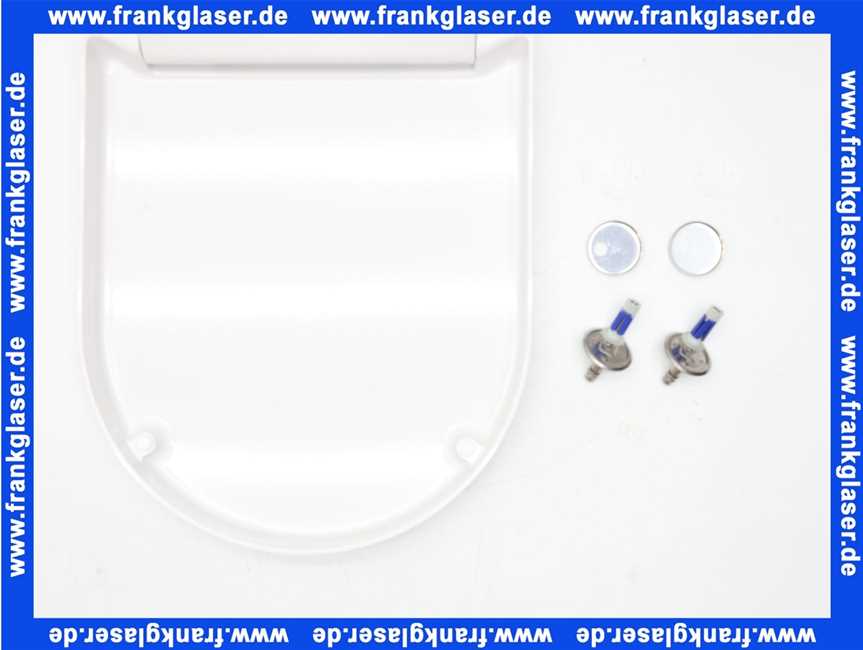 534351 Vigour WC-Sitz clivia für WC ohne Spülrand mit Deckel weiß mit softclose