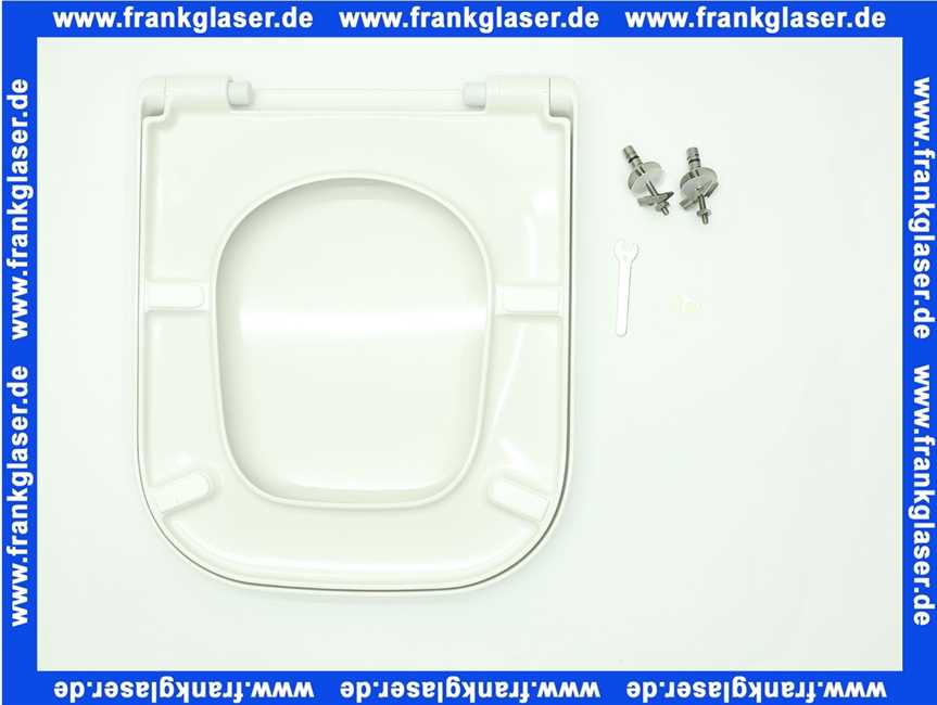 Vigour WC-Sitz derby style Edelstahlscharnier abnehmbar mit Absenkautomatik weiss DESSIAS