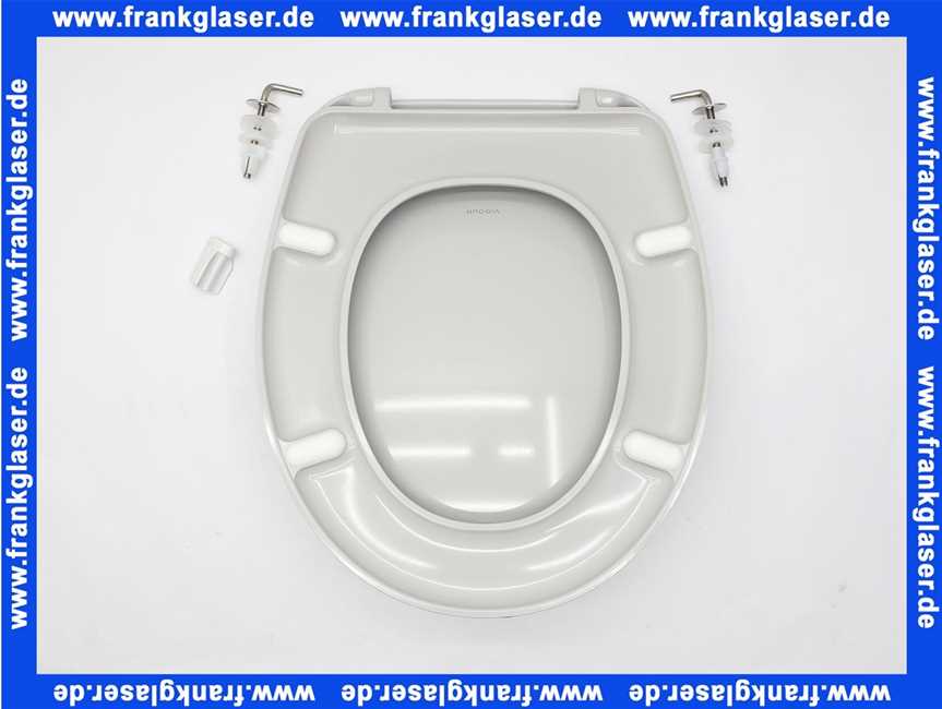 Vigour WC-Sitz Derby Basic für Stand-WC Edelstahlscharnier manhattan Nachfolgermodell zu WC-Sitz Derby Lux