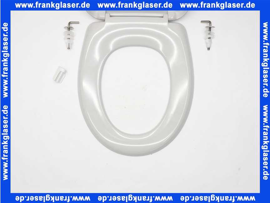 Vigour WC-Sitz Derby Basic für Stand-WC Edelstahlscharnier manhattan Nachfolgermodell zu WC-Sitz Derby Lux