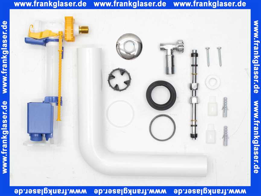 Vigour Spülkasten, Start-Stopp, 6-9L Füllventil wassersparend, weiss