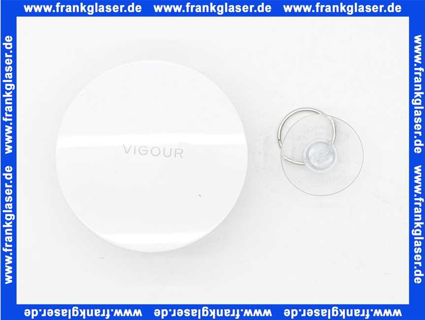 CLU0031 Vigour Clou-Abdeckung derby weiss hochglanz