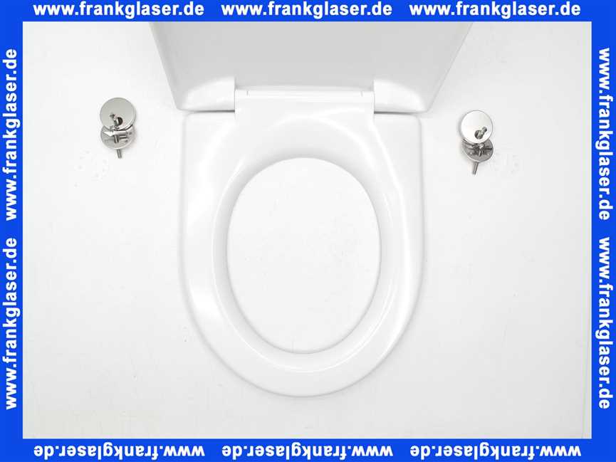 CLWC002 Vigour WC-Sitz clivia Edelstahl Scharnier abnehmbar m.Absenkautomatik weiss