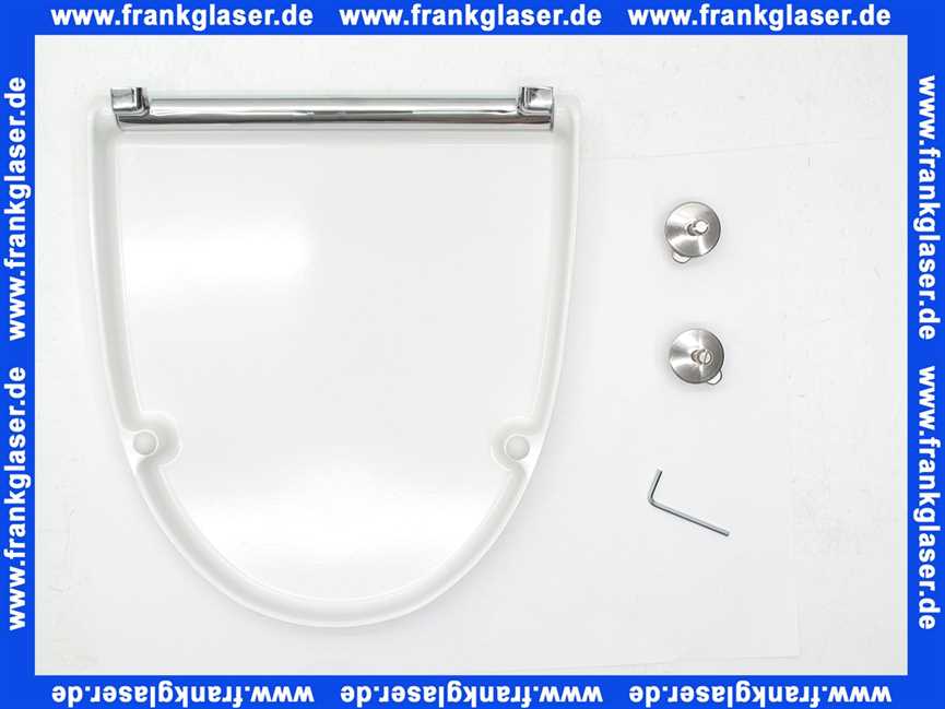 CP000801 Vigour Deckel für Urinal derby weiss mit Absenkautomatik Metallscharnier verchromt abnehmbar