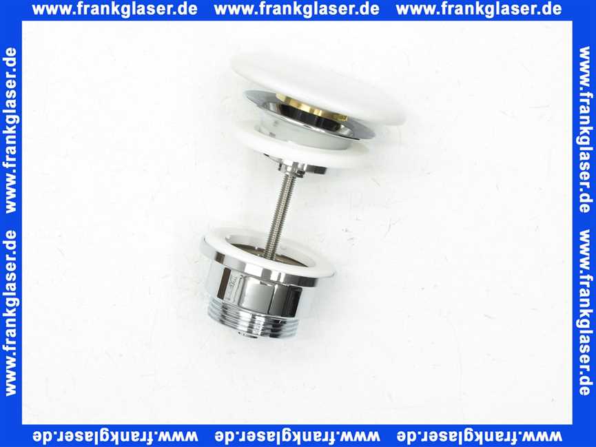 SK33001SAV Vigour Schaftventil universal, 1 1/4 m.keramischer Abdeckplatte white