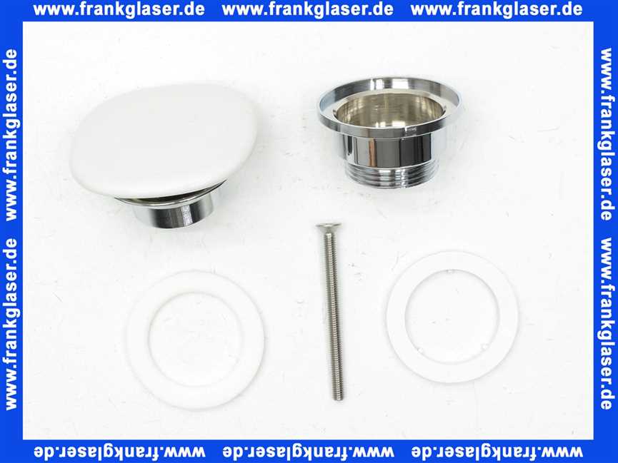 SK33001SAV Vigour Schaftventil universal, 1 1/4 m.keramischer Abdeckplatte white