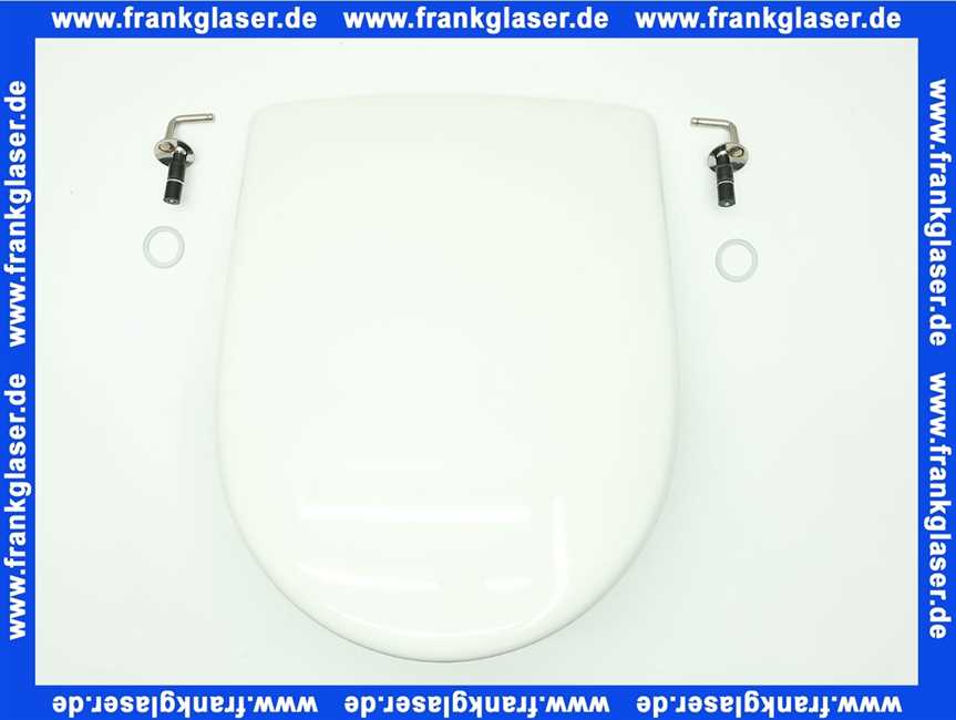 880261 Villeroy & Boch WC-Sitz Helios mit Deckel weiß mit verchromten Scharnieren