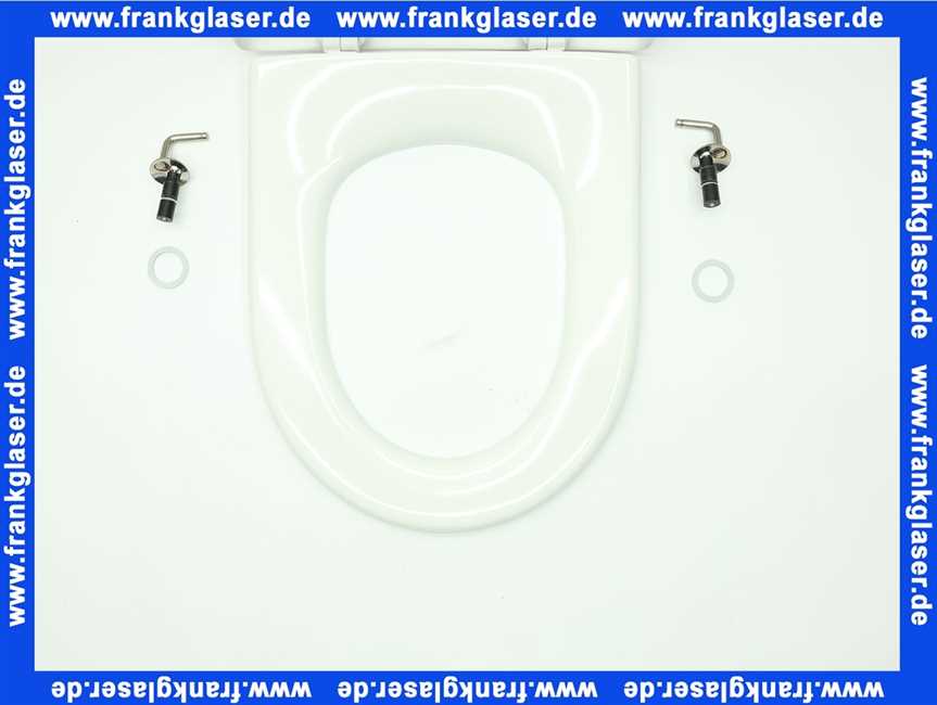 880261 Villeroy & Boch WC-Sitz Helios mit Deckel weiß mit verchromten Scharnieren