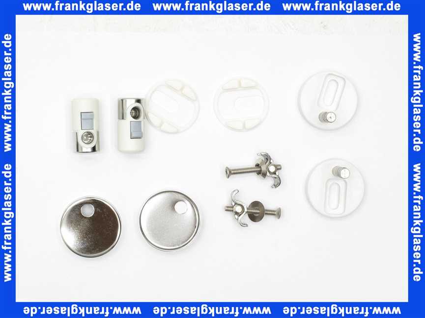 Vitra Scharnier-Set Ersatzteil WC-Sitze Schnellverschluss mit Absenkautomatik 316042YP1TE