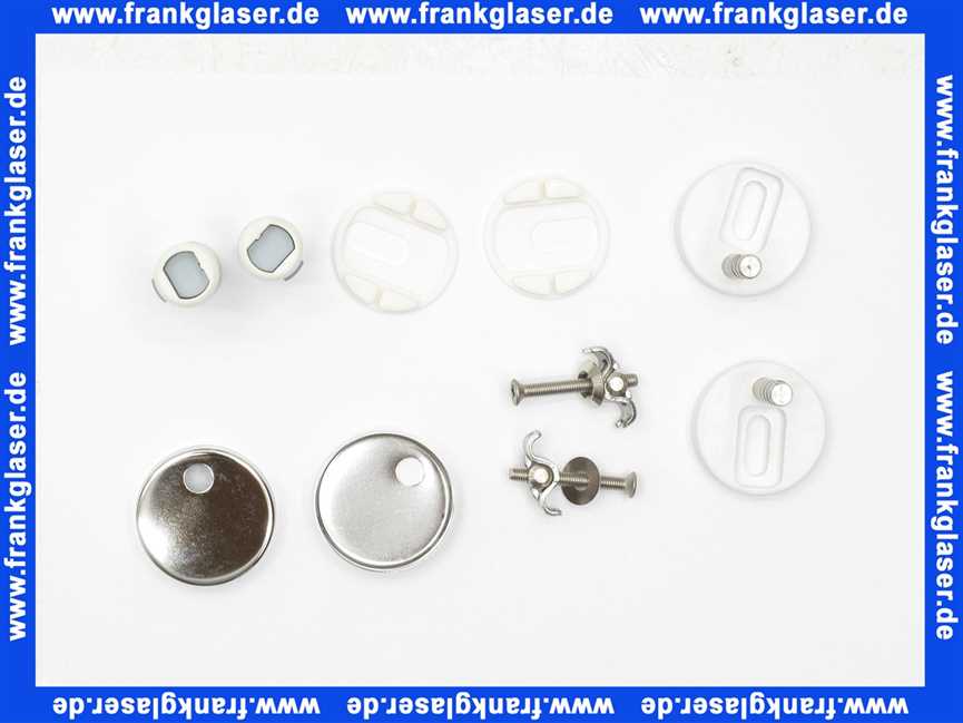 Vitra Scharnier-Set Ersatzteil WC-Sitze Schnellverschluss mit Absenkautomatik 316042YP1TE