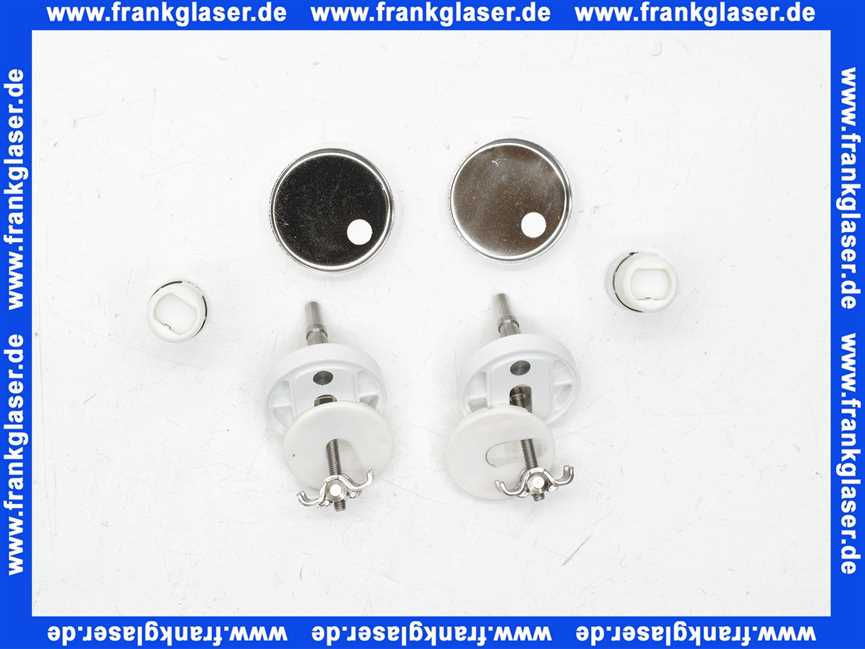 Vitra Scharnier-Set Ersatzteil WC-Sitze Slim/Wrap Schnellverschl. o.Absenkautom. 316043YP1TE