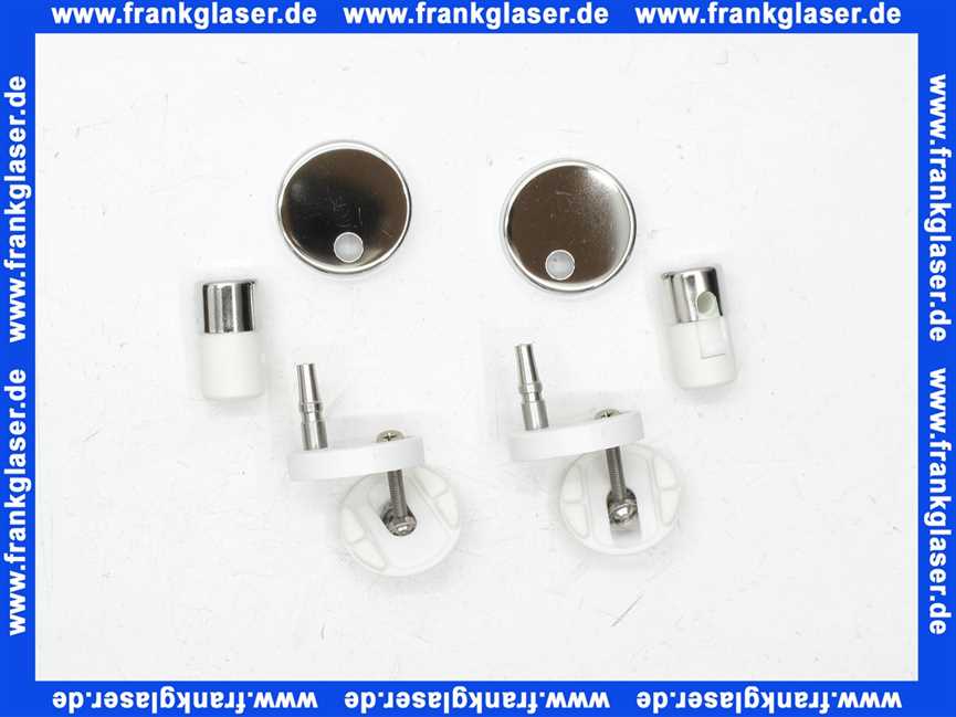 Vitra Scharnier-Set Ersatzteil WC-Sitze Slim/Wrap Schnellverschl. o.Absenkautom. 316043YP1TE