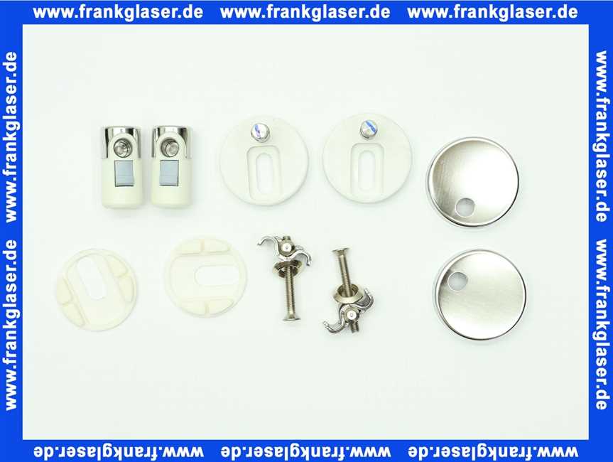 Vitra Scharnier-Set Ersatzteil WC-Sitze Slim/Wrap Schnellverschl. m.Absenkautom. 316044YP1TE