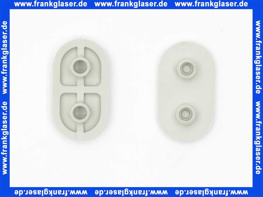Vitra Ausgleichspuffer-Set Sitzpuffer zu Slim WC-Sitz dick + dünn Grau Neu 316054YP1TE