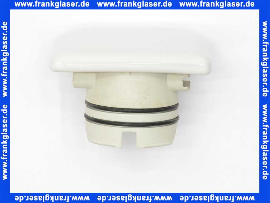 Vitra Spülverteiler Zubehör Keramik Spülaufsatz VitrA Flush 1.0 Weiß HGL 639100YP1TE