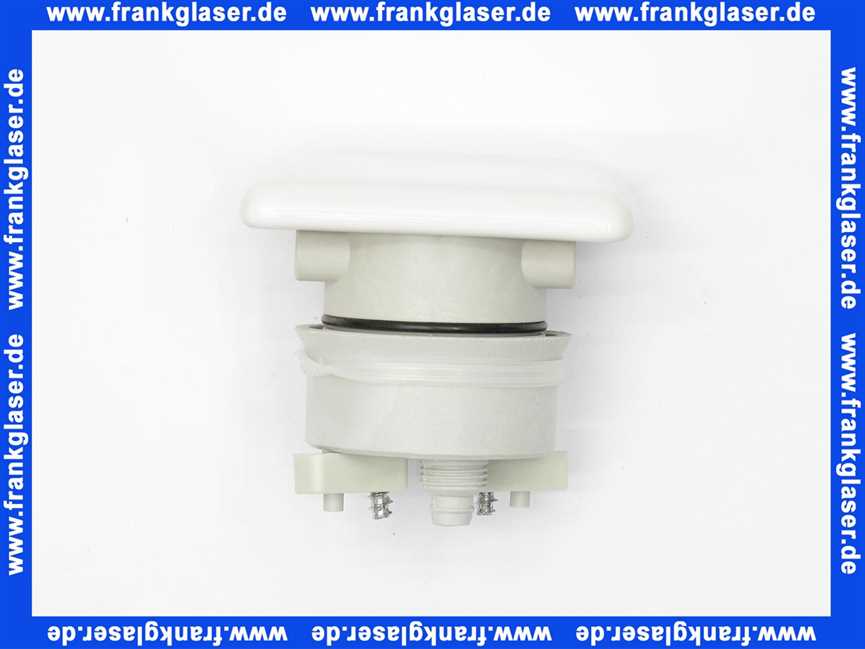 Vitra Spülverteiler Zubehör Keramik Set VitrA Flush 1.0 Weiß HGL 639400YP1TE