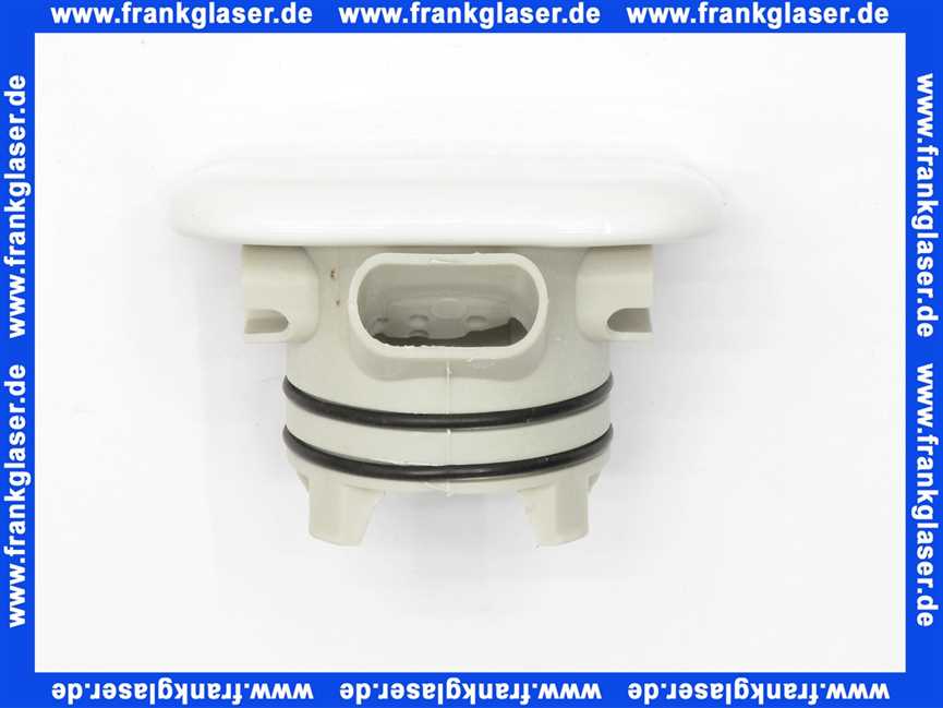 Vitra Zubehör Spülverteiler VitrA Flush 2.0 Keramik Chrom/Weiß Hochglanz 639420YP1TE