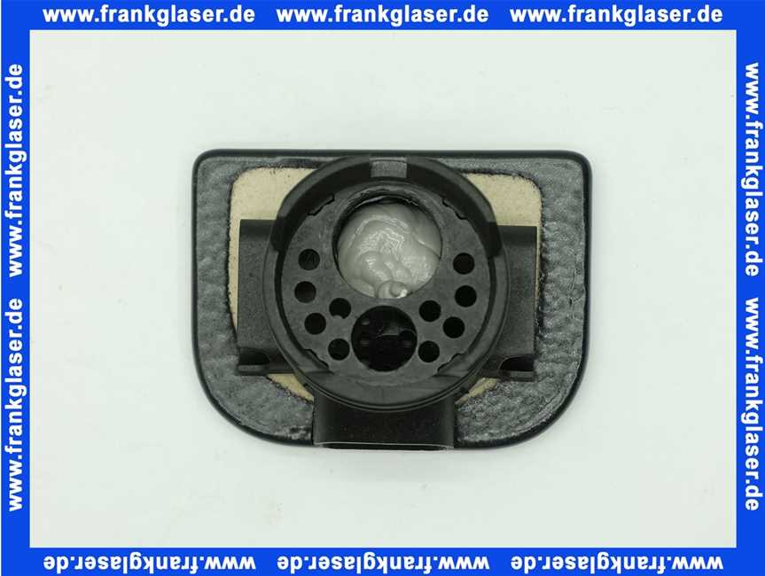 Vitra Zubehör Spülverteiler VitrA Flush 2.0 Keramik Chrom/Schwarz Matt