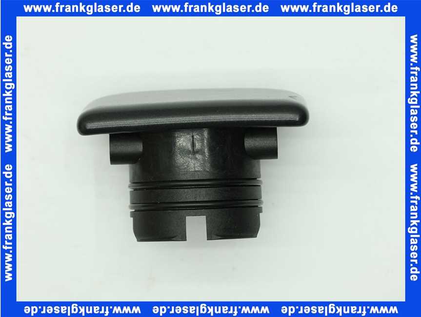 Vitra Zubehör Spülverteiler VitrA Flush 2.0 Keramik Chrom/Schwarz Matt